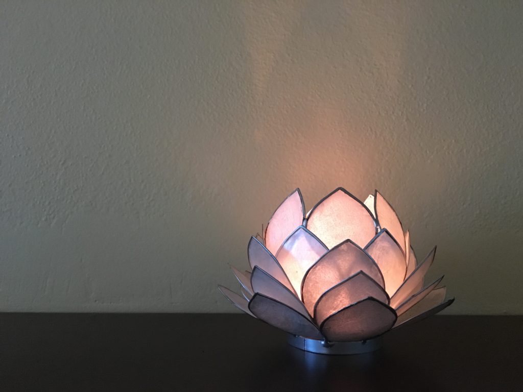 Lotus candle holder